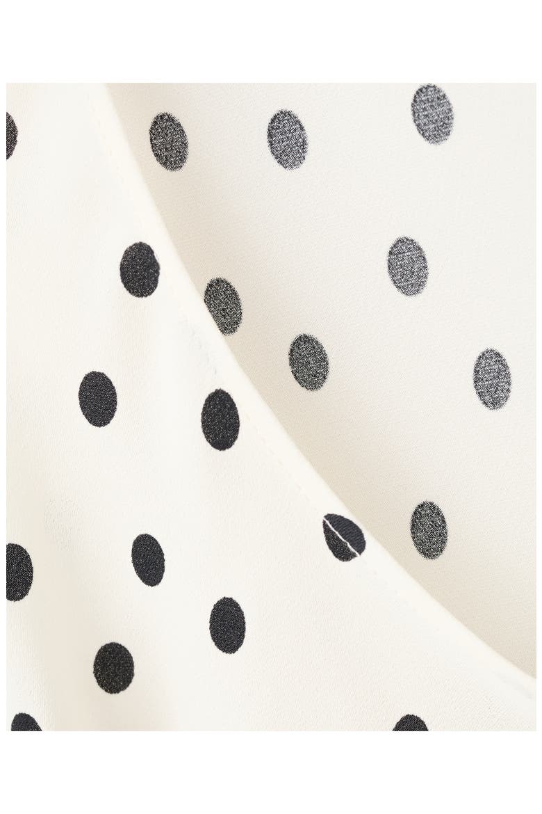 Taby 2 Polka Dot Sleeveless Dress, Alternate, color, OFF WHITE