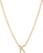 Set & Stones Cheyenne Initial Pendant Necklace