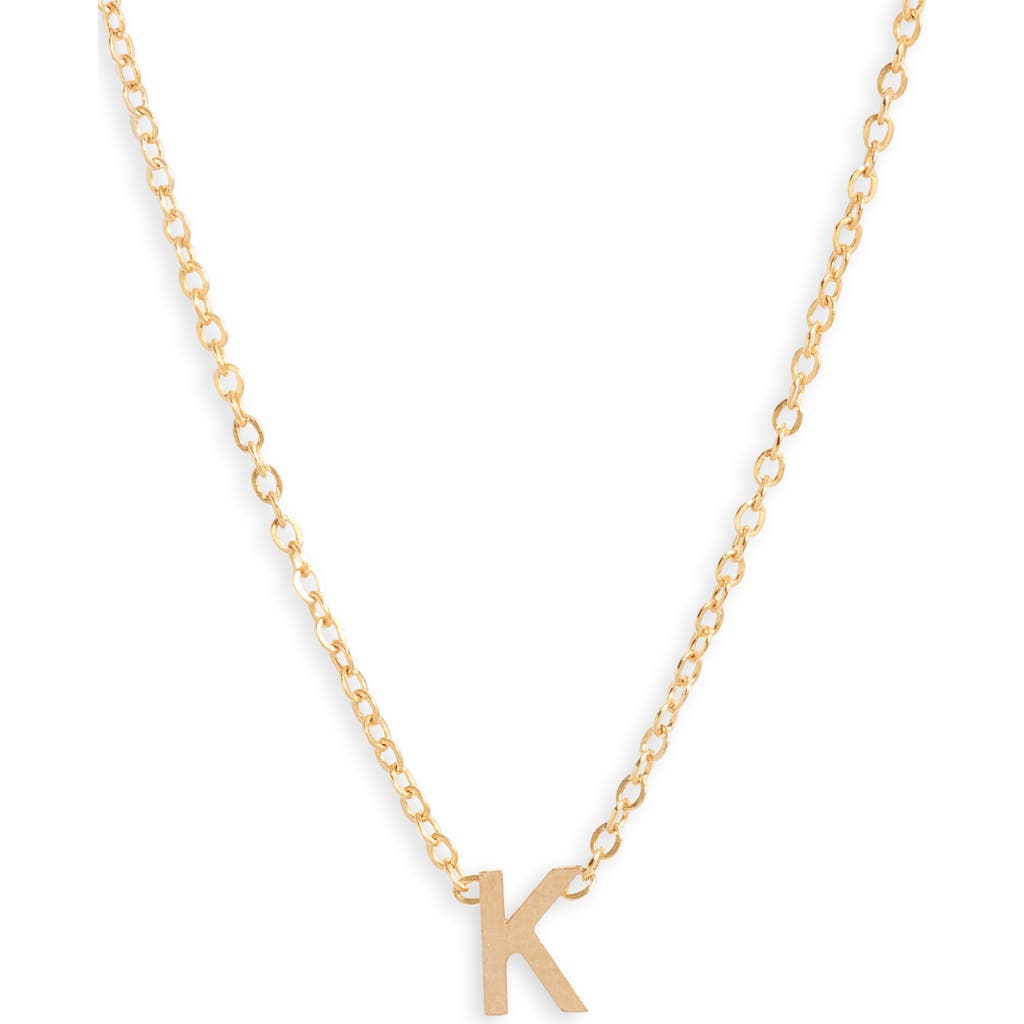 Set & Stones Cheyenne Initial Pendant Necklace