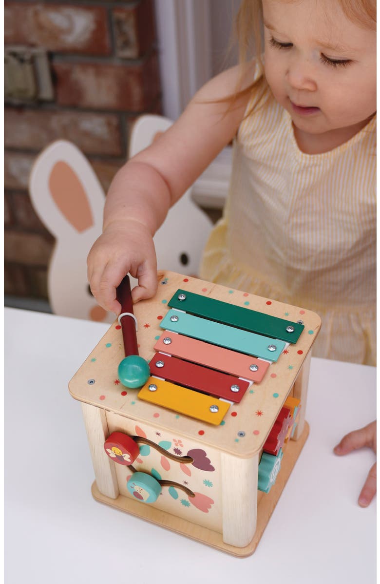 Mentari Toddler Activity Cube, Alternate, color, Multi-Color
