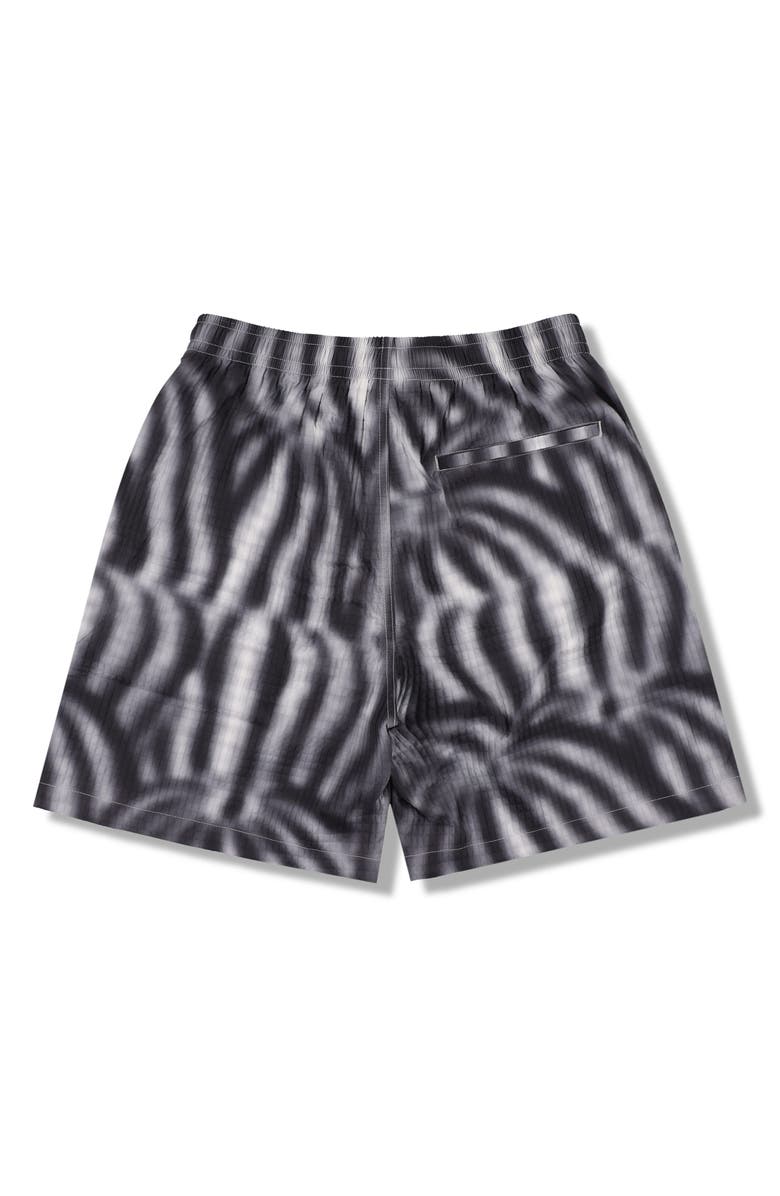 PLEASURES Marble Active Shorts, Alternate, color, Grey
