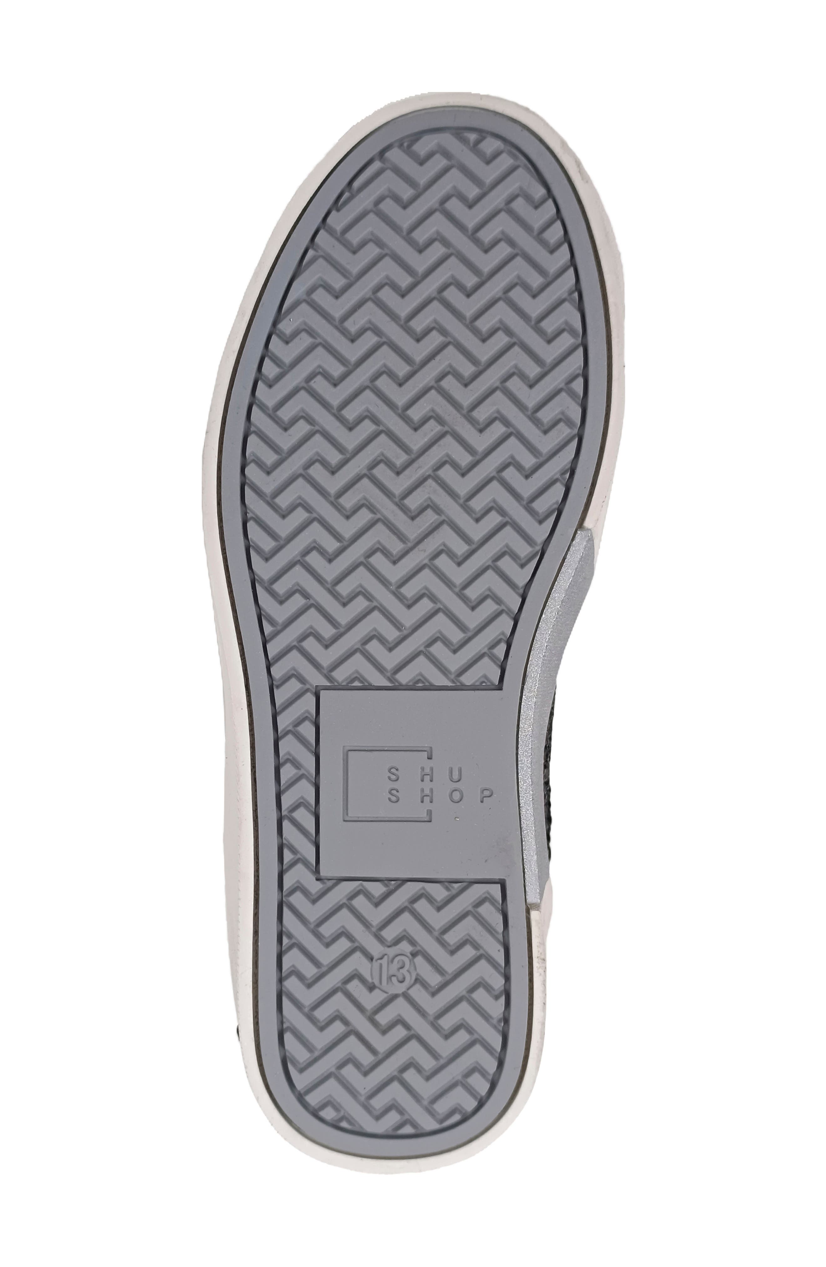 SHUSHOP Kids' Ruby Sneaker, Alternate, color, Black Glitter