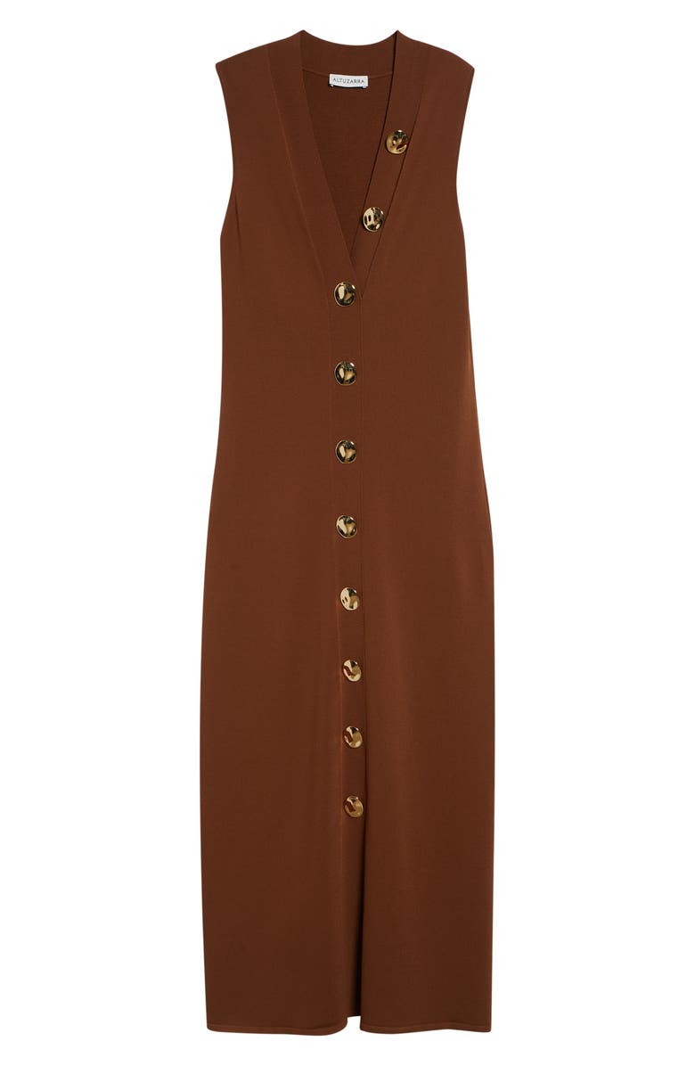 Altuzarra Axia Maxi Sweater Dress, Main, color, 000258 Toffee