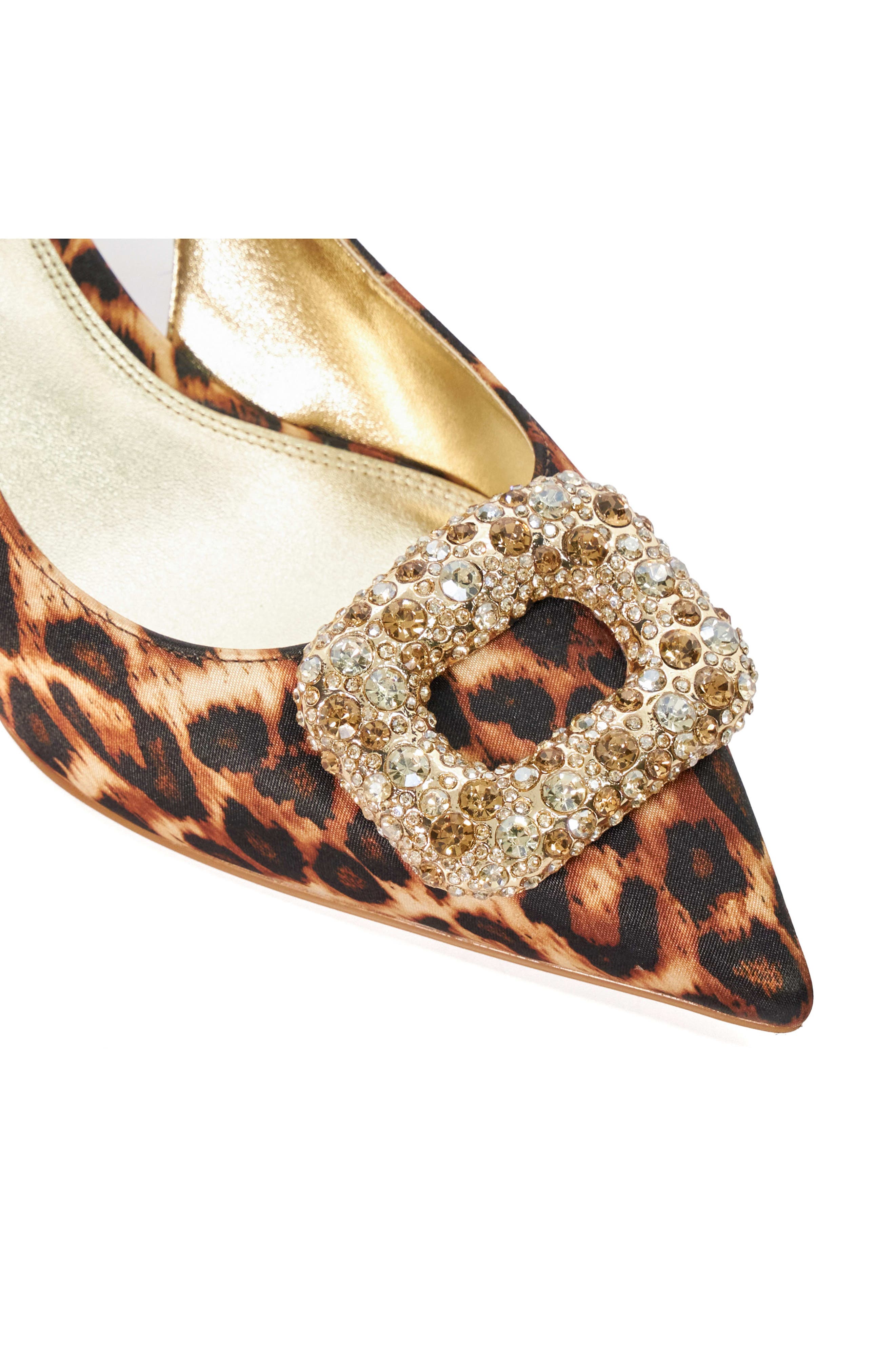 Dune London Centrepiece Slingback Pointed Toe Kitten Heel Pump, Alternate, color, 