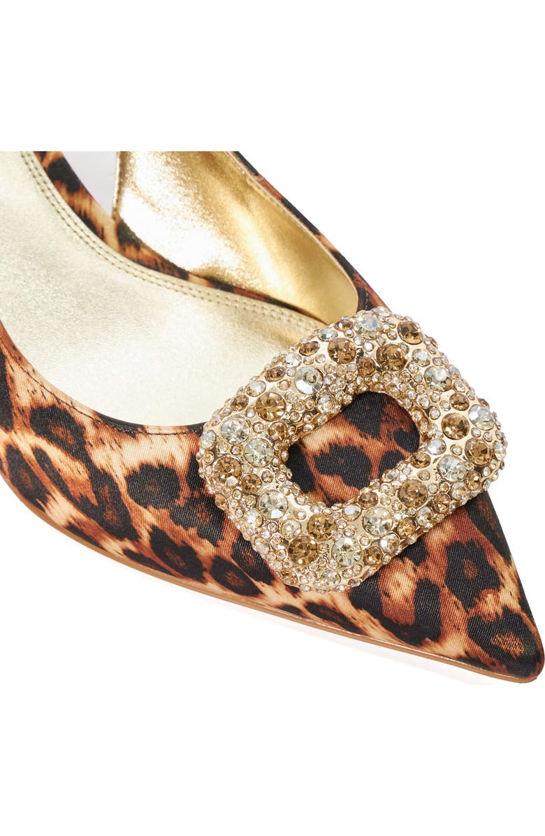 Dune London Centrepiece Slingback Pointed Toe Kitten Heel Pump, Alternate, color,