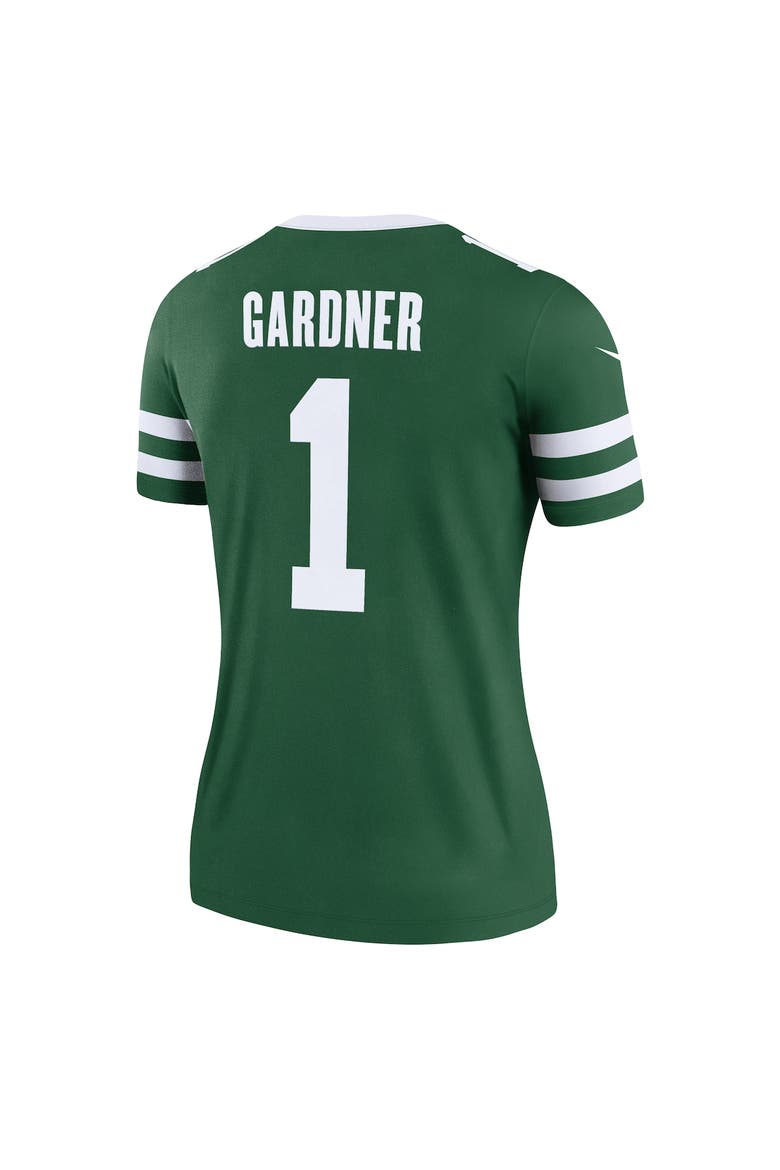 Women's Nike Ahmad Sauce Gardner Legacy Green New York Jets Legend Player Performance Top, Alternate, color, Green
