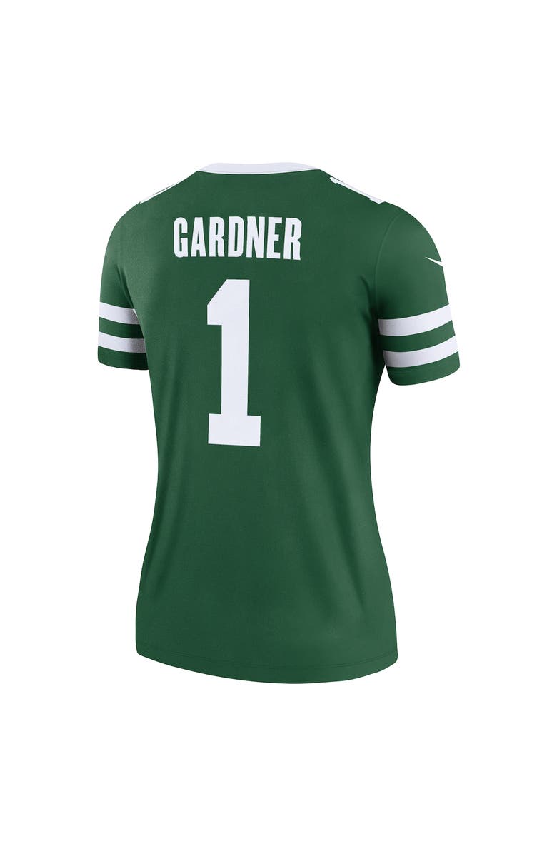 Nike Women's Nike Ahmad Sauce Gardner Legacy Green New York Jets Legend Player Performance Top, Alternate, color, Green