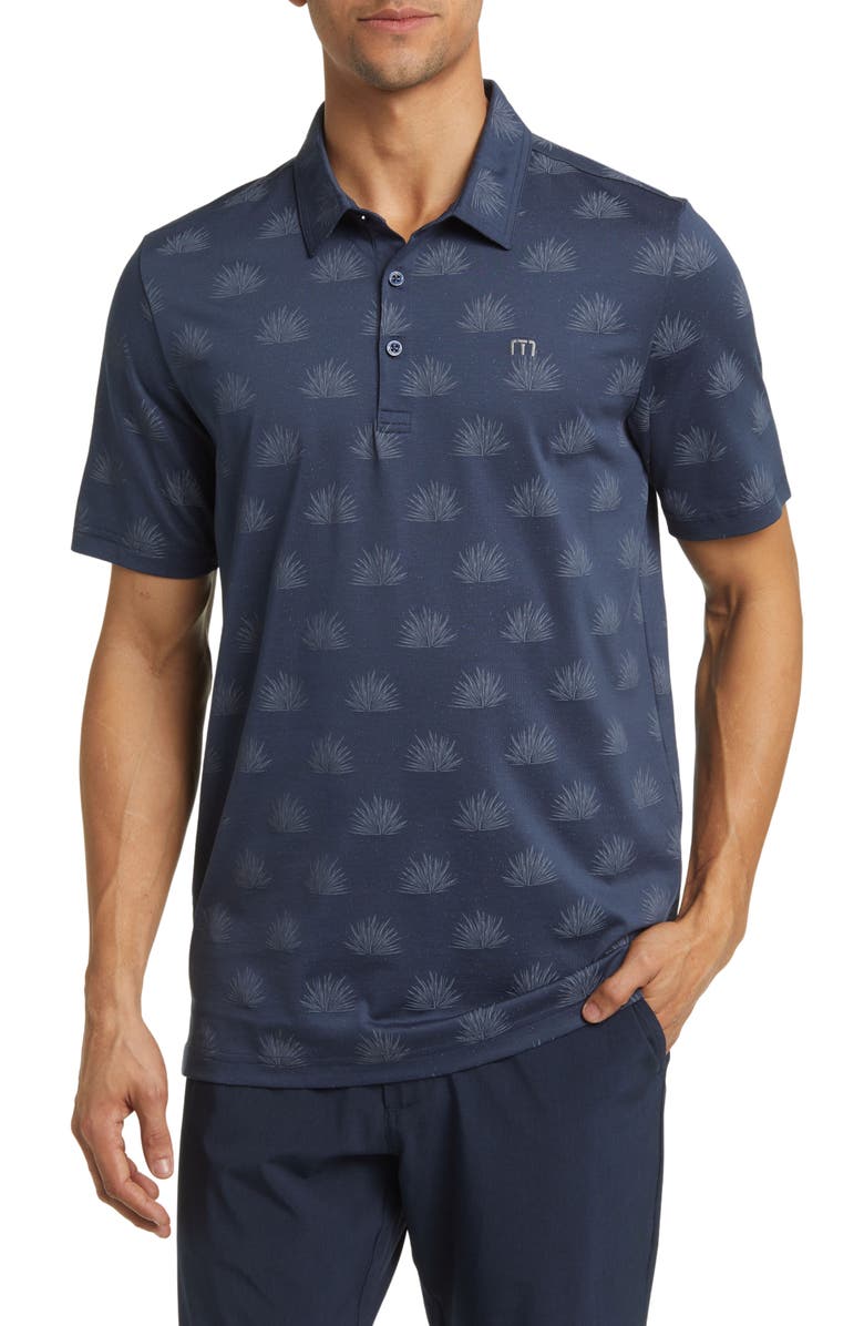TravisMathew At the Buffet Cotton Blend Polo, Main, color,