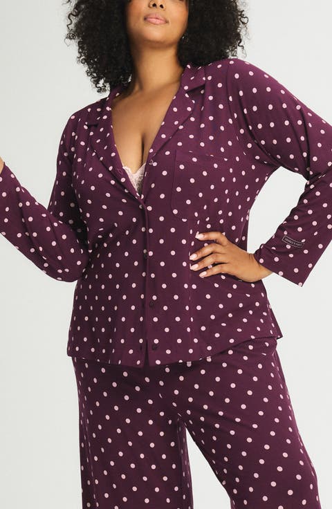 Softcore Modal Blend Pajama Button-Up Shirt
