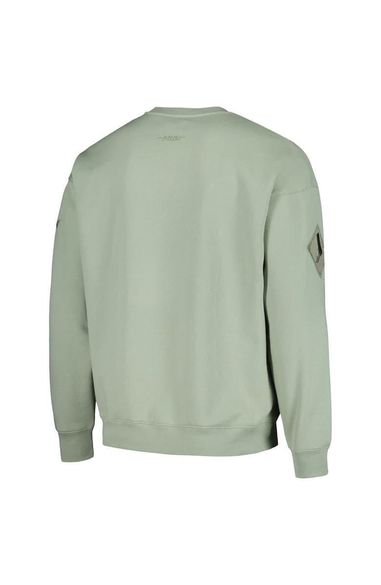 PRO STANDARD Men's Pro Standard Green Chicago White Sox Neutral Drop Shoulder Pullover Sweatshirt, Alternate, color, 
