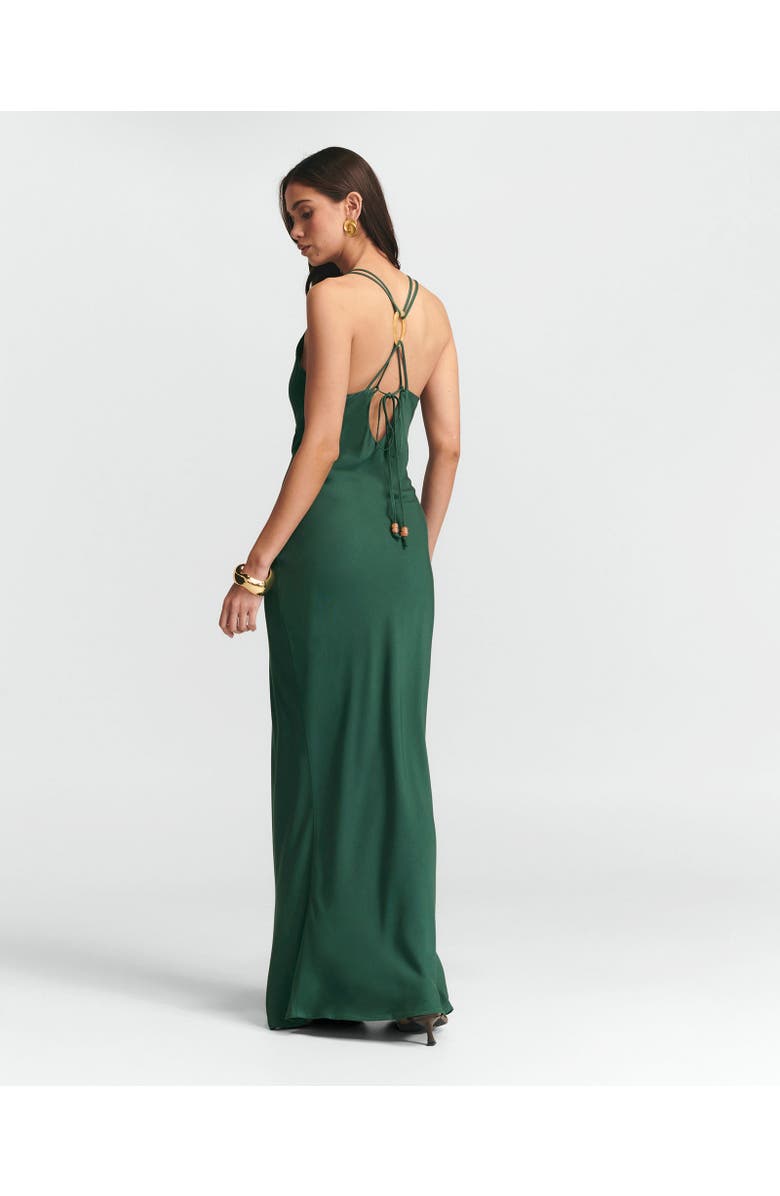 ST MRLO Isadora Slip Dress, Alternate, color, Peacock
