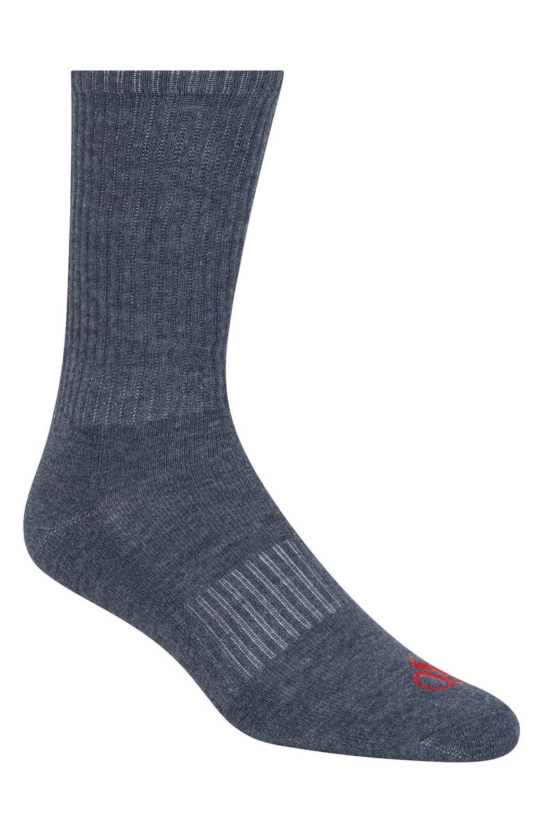 Scotch & Soda 6-Pack Half Terry Crew Socks, Alternate, color, Blue