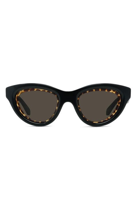 Anagram 53mm Cat Eye Sunglasses