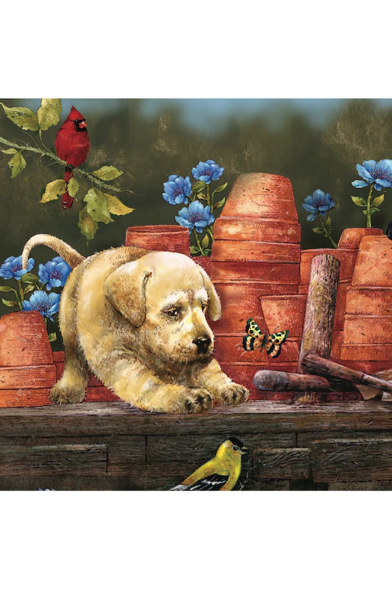 Puppies at Play by Bob Giordano 1000 Piece Puzzle, Alternate, color, Multicolored