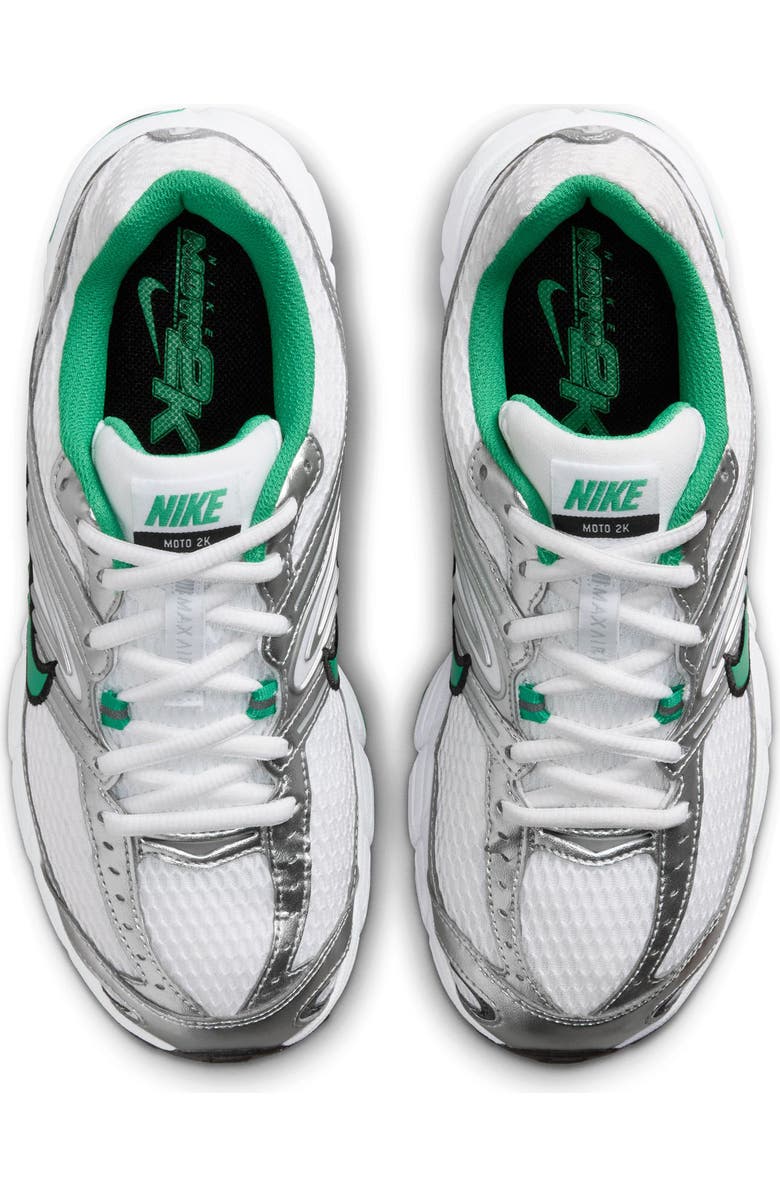 Nike Air Max Moto 2K Sneaker, Alternate, color, White/ Green/ Silver