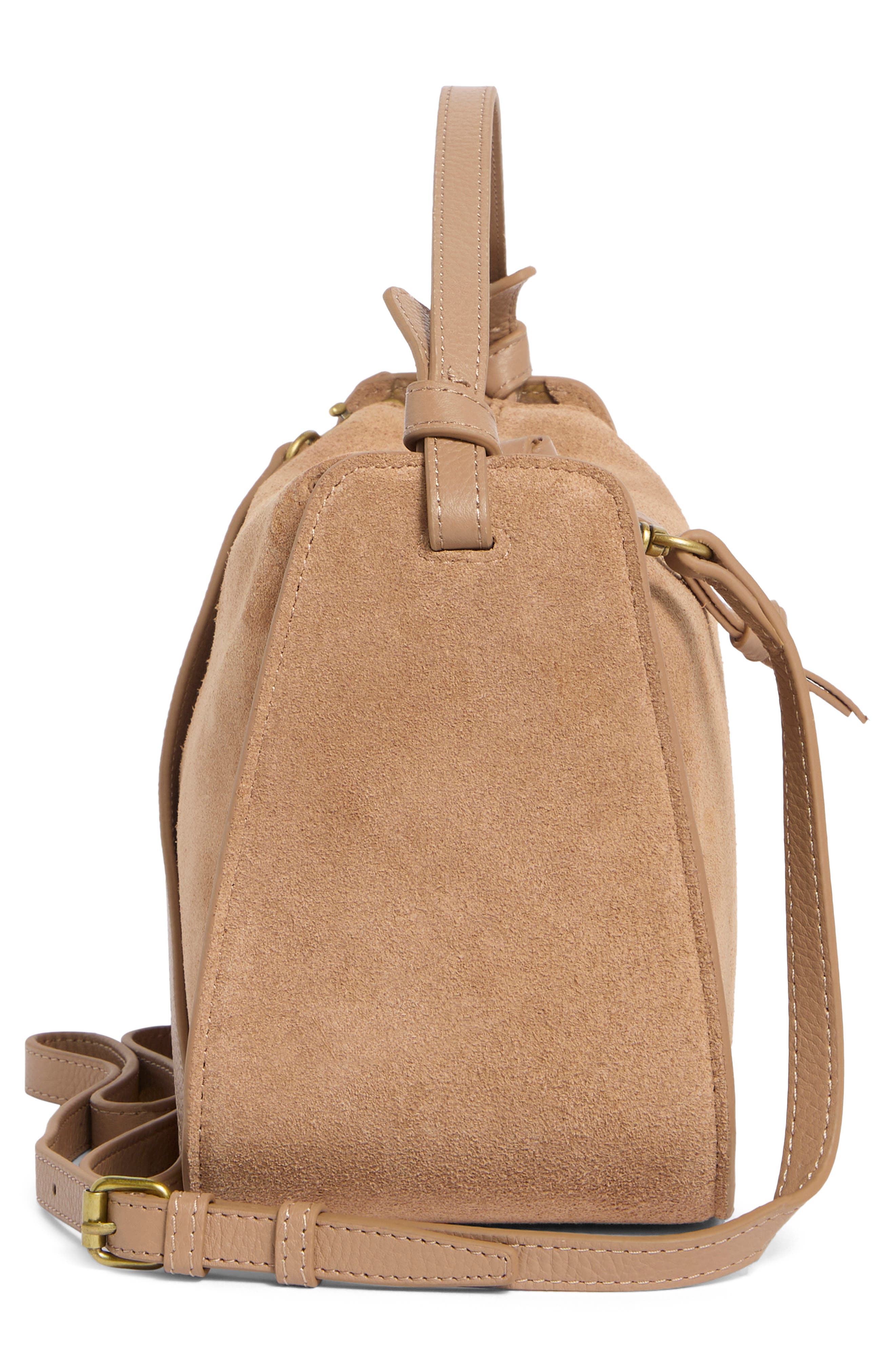 Lucky Brand Ayla Crossbody Bag, Alternate, color, Tuscanny Suede