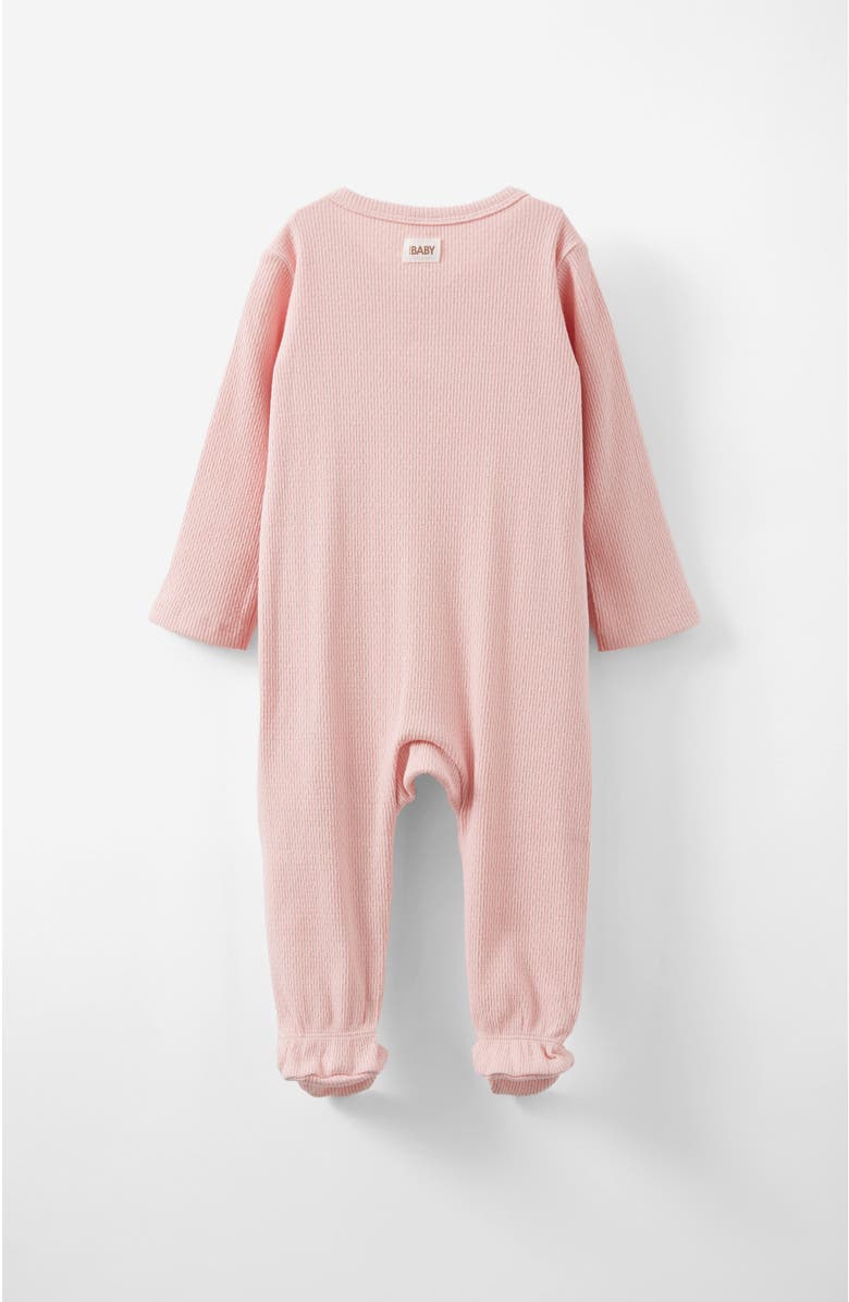 Cotton On Kids Organic Pointelle Ruffle Zip All In One, Alternate, color,