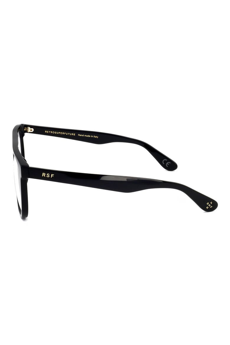 51mm Square Optical Glasses, Alternate, color, BLACK