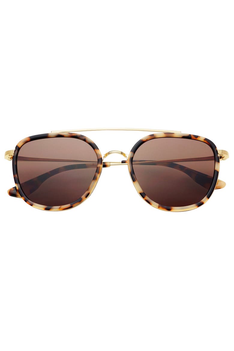 Weston Round Sunglasses, Main, color, Milky Tortoise / Brown
