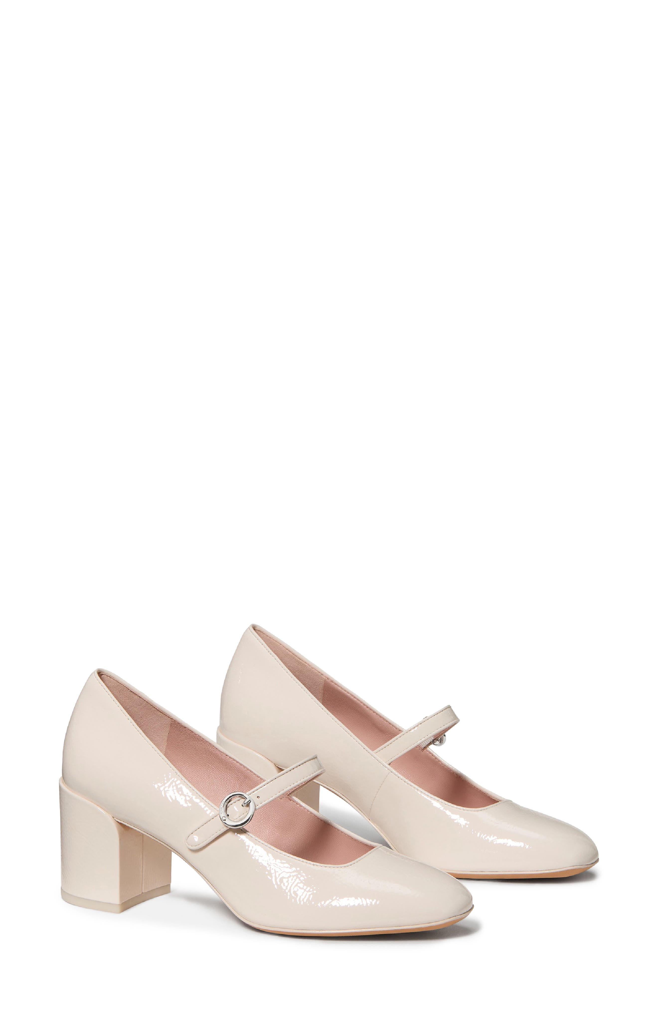 halo mary jane pump, Alternate, color, CREAM.
