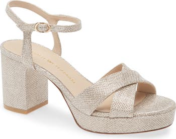 (取寄) スチュアート ワイツマン レディース デイナ プラットフォーム 80 Stuart Weitzman women Dayna Platform 80 Cream ステュワート ワイツマン Stuart Weitzman Dayna プラットフォーム 80