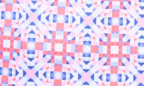 Tailorbyrd Kaleidoscope Print Performance Polo