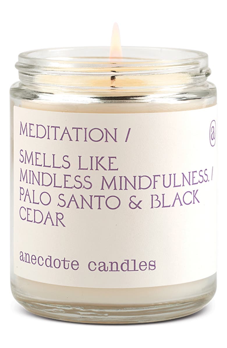 ANECDOTE CANDLES Meditation Candle, Alternate, color, Cream