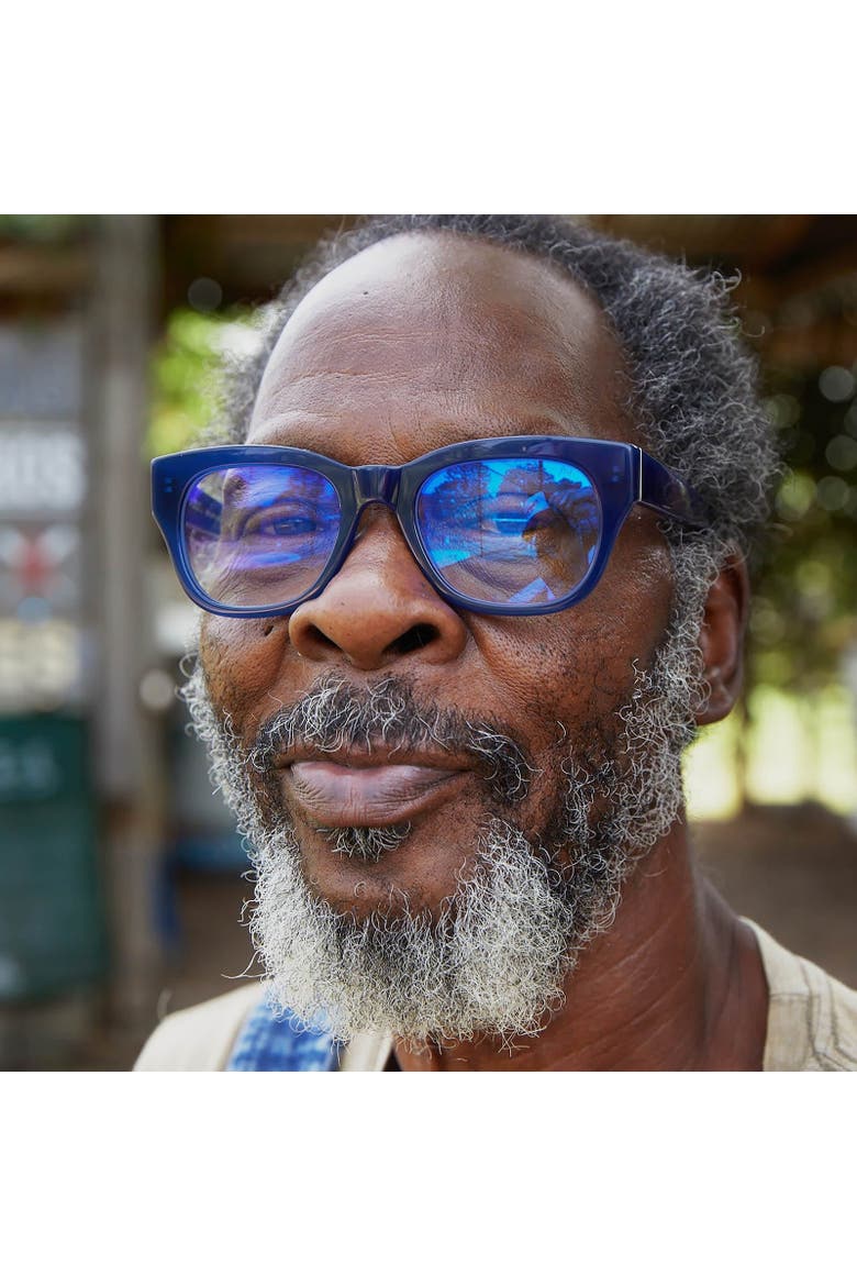 Miklos | Reading Glasses, Alternate, color, Gloss Minor Blues
