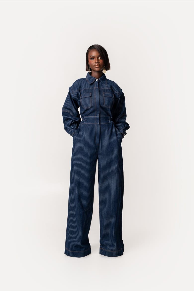 Jakki Jumpsuit, Alternate, color, Denim