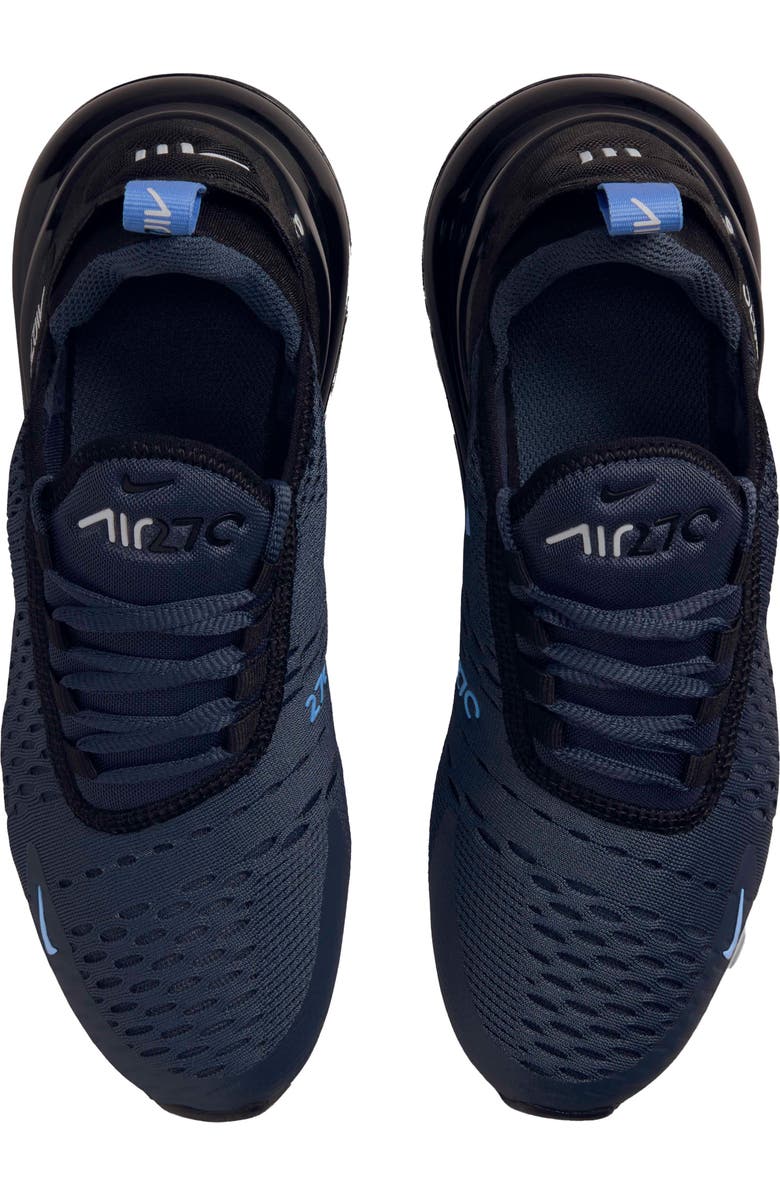 Nike Kids' Air Max 270 Sneaker, Alternate, color, Thunder Blue/ Black/ Royal