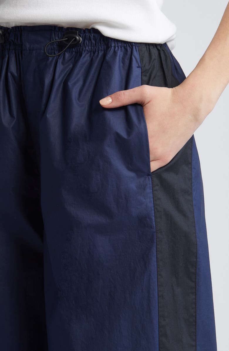 rag & bone Monica Cotton Track Pants, Alternate, color, Navy