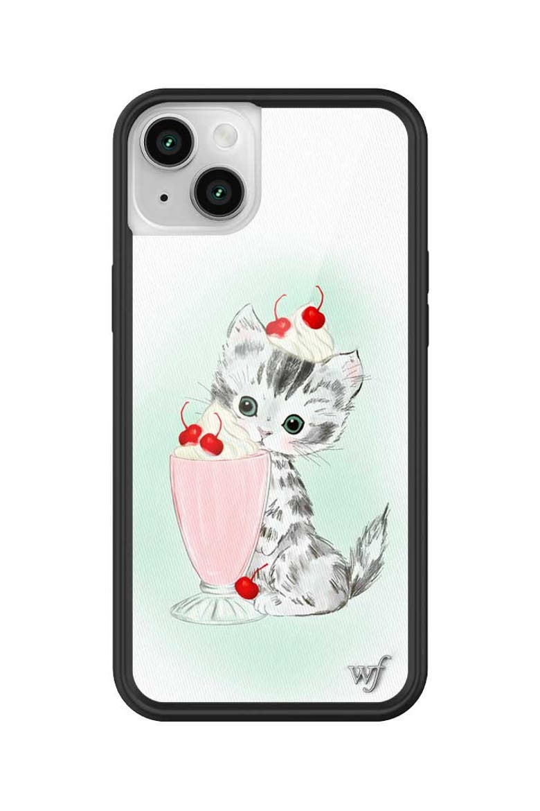 Kitty Shake iPhone Case, Alternate, color, Blue