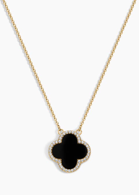 Icon Black Clover Necklace