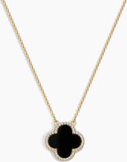 Electric Picks Icon Black Clover Necklace