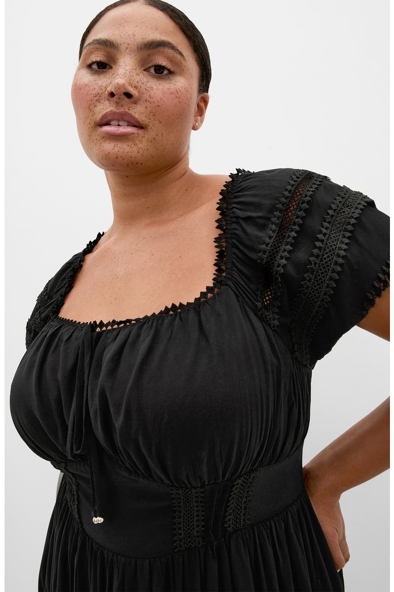 Arielle Maxi Dress, Alternate, color, BLACK