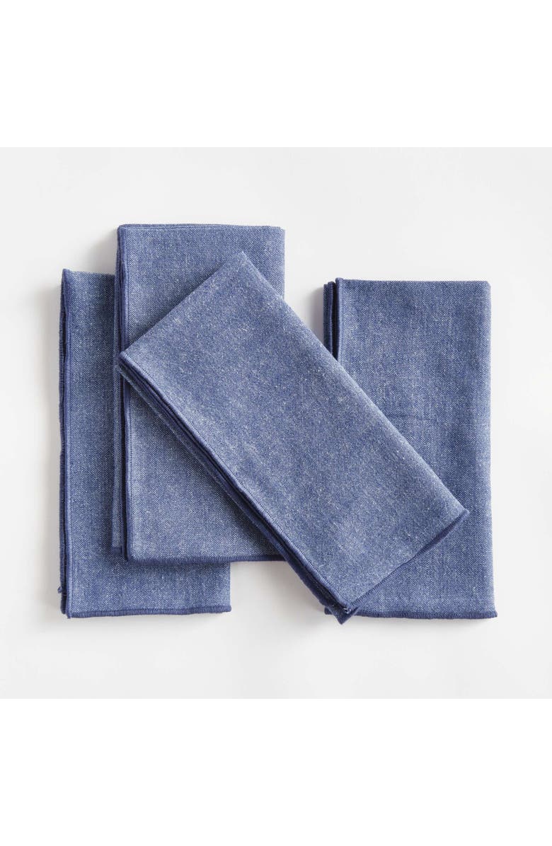 Napa Home & Garden Barclay Butera Miramar Dinner Napkins Set Of 4, Alternate, color, Blue