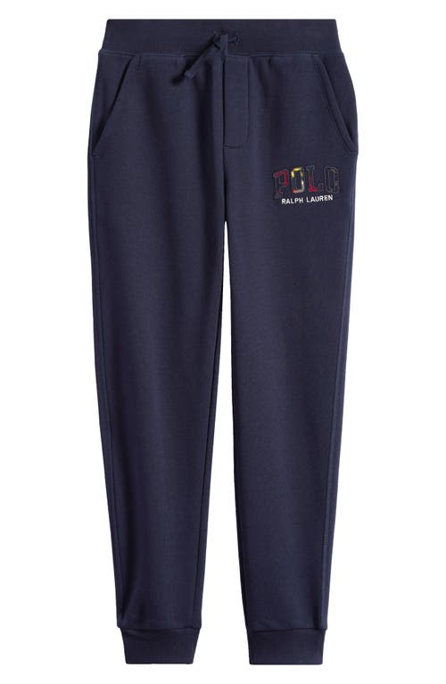 Ralph Lauren Kids' Logo Fleece Joggers in Navy 