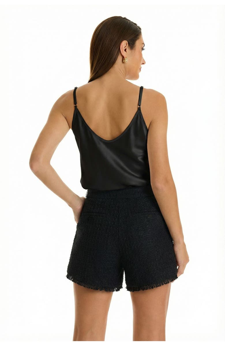 The Noli Shop Tamara Tweed Button Short, Alternate, color,