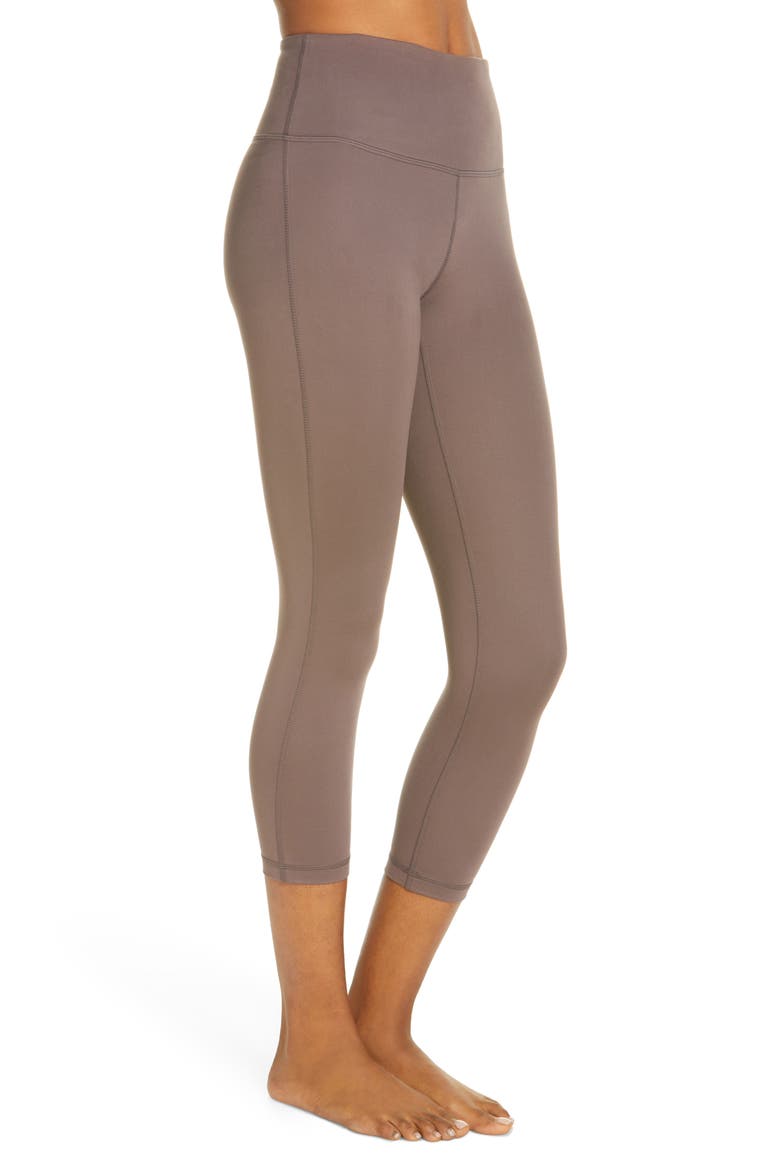 Studio Lite Crop Leggings, Alternate, color, GREY SPARROW