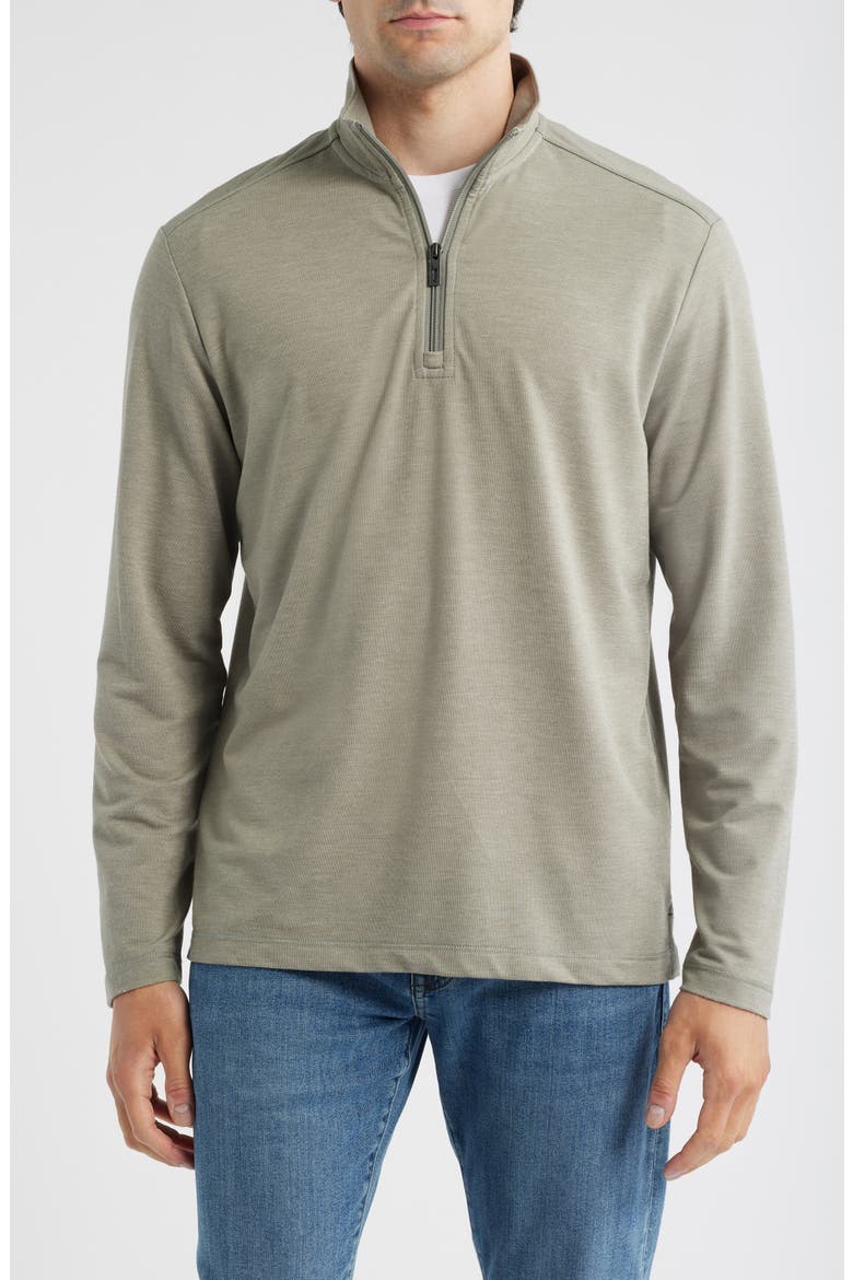 Coasta Vera Lorenzo Half Zip Pullover, Main, color, GARDEN GATE