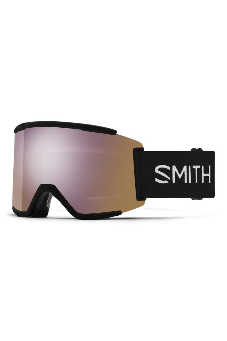 Squad MAG™ 186mm Snow Goggles, Main, color, BLACK / CHROMAPOP ROSE GOLD