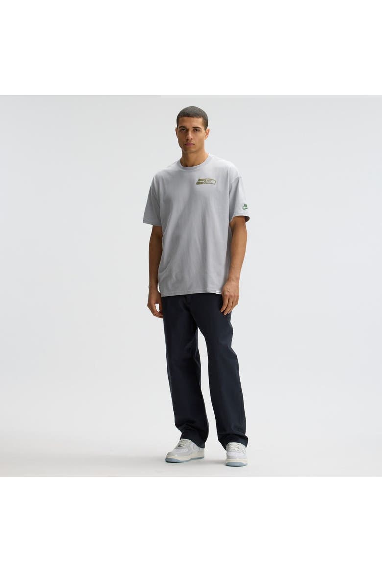 Men's Nike  Wolf Gray Seattle Seahawks 2025 Rivalries Collection Essential Max90 T-Shirt, Alternate, color, Gray