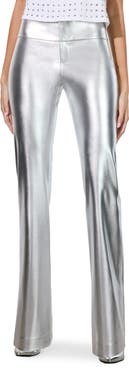 Alice + Olivia Olivia Faux Leather Flare Pants