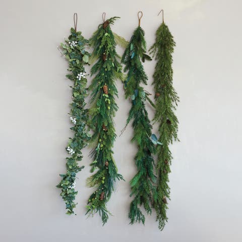 Artisan Pinecone Cedar Garland