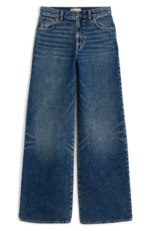 Madewell High Waist Superwide Leg Jeans In Blue