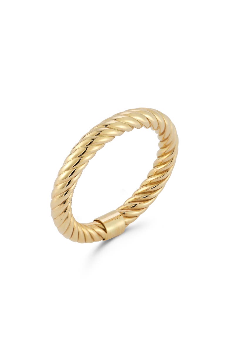 Ember Fine Jewelry Twist Band Ring, Alternate, color, Gold