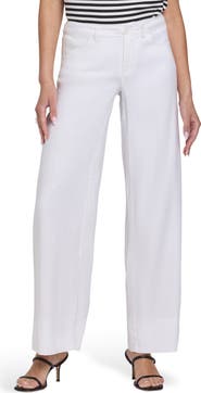 NYDJ Linen Blend Wide Leg Pants