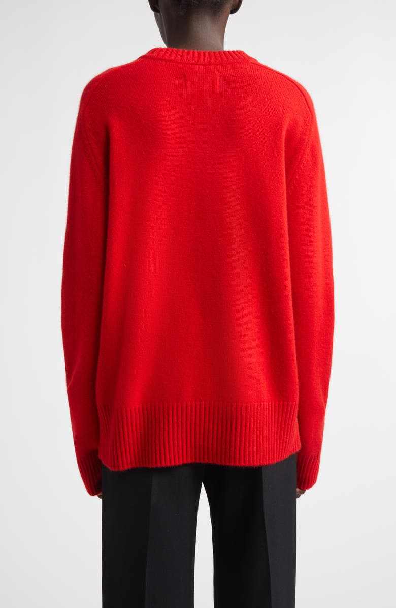 LOULOU DE SAISON Baltra Cashmere Sweater, Alternate, color, Red