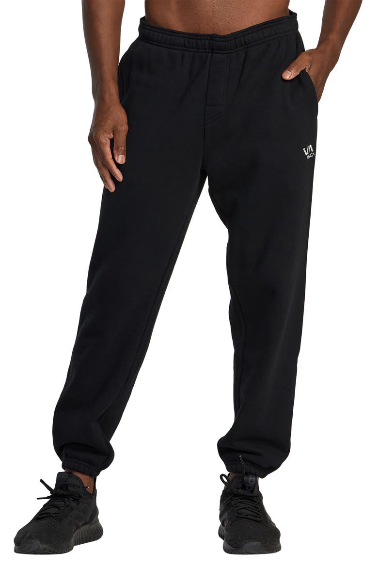 VA Essential Sweatpants, Main, color, BLACK
