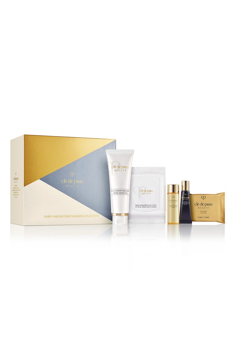 Clé de Peau Beauté Purify & Restore Cleansing Set, Main, color, 